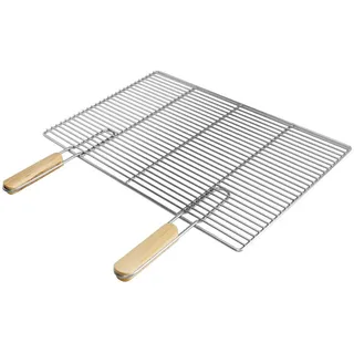 ECD-Germany Grillroste , Silberfarben , Metall , Rechteckig , 40x60 cm , Grills, Grillzubehör