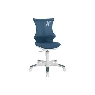 Topstar Kinderdrehstuhl Sitness X Chair 10, FX130CR55 Stoff blau, Gestell weiß