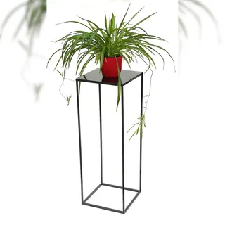 DanDiBo Ambiente Blumenhocker 100 x 24 x 24 cm Schwarz