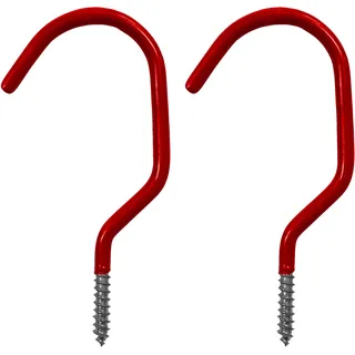 Set mit 10 Schraubhaken (Größe 3: rot)