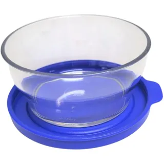 Tupperware Sommer Drops Schüssel mit Hängedeckel auslaufsicher Hitparade Frischedrops 350ml 350 ml Frischhaltedose (Perle clear blau)