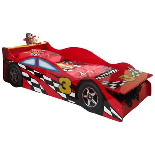 Vipack Autobett Race Car 70 x 140 cm rot