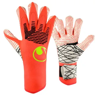 Uhlsport Torwarthandschuhe Fluo Rot/Weiß/Fluo Gelb 12