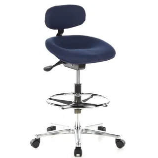 HJH Office 608310 Stoff Blau