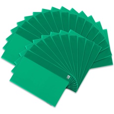 Oxford Heftumschlag A4, aus Kunststoff, transparent, grün, 25 Stück