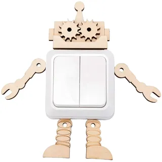 Sharplace Montessori Busy Board ab 1 Jahr Zubehör, DIY Material Früherziehung Spielzeug, Pädagogisches Sensorik Spielzeug, Praktische Fähigkeiten für Auto Flugzeug Reisespielzeug, Roboterschalter