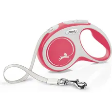 Flexi Einziehbare Hundeleine New Comfort Band (Hund, Hundesport), Halsband + Leine