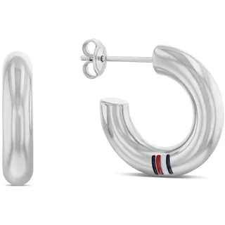 Tommy Hilfiger Creolen 2780948 Silber Edelstahl One Size