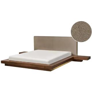 Beliani Futonbett 160 x 200 cm Beige