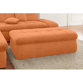 DOMO collection Hocker NMoric mit Stauraumfach 136 x 43 x 64 cm Orange