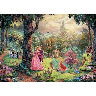 Schmidt Spiele 59474 Thomas Kinkade: Disney, Dornröschen 1000 Teile Puzzle