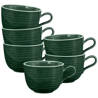 SELTMANN WEIDEN Cappuccinotasse 0,4 l Grün 6 St.