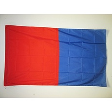 FLAGGE CATANIA 90x60cm - CATANIA FAHNE 60 x 90 cm scheide für Mast - flaggen AZ FLAG Top Qualität