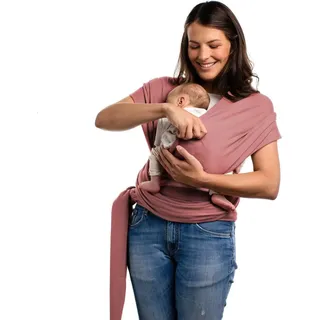 BOBA Wrap Trage für Babys, schmutzig rosa