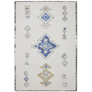 benuta Vintage-Teppich George waschbar 120x170 cm , Beige, Multicolor , Kunststoff , Vintage , Rechteckig , 120x170 cm , Oeko-Tex® Standard 100 , in verschiedenen Größen erhältlich, rutschfeste Unterfläche, waschbar , Teppiche und Böden, Teppiche, Vintageteppiche