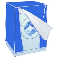 Parodi & Parodi Maxi-Waschmaschinenbezug, Wasserdicht, aus PEVA-Kunststoff, Blau, 60 x 60 x 85 cm