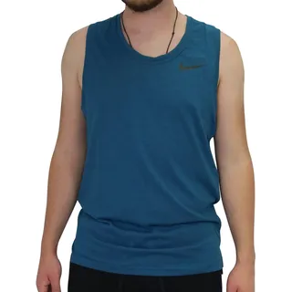 Nike Herren Breathe Hyper Dry Tanktop Green Abyss/Heather/Black XL