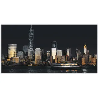 Artland Wandbild »New York Financial Distrikt« New York 1 Stk. tlg. als Alubild, Outdoorbild, Leinwandbild in verschied. Größen, grau