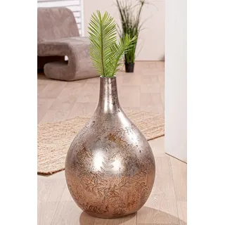 Gilde Vase Peso, grau H.56 cm