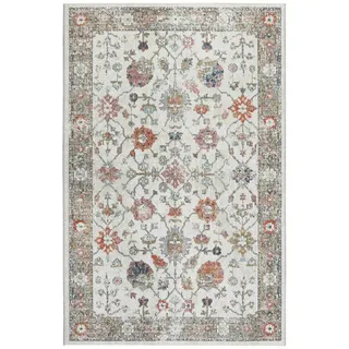 Wecon Home Outdoorteppich , Creme , Textil , orientalisch , rechteckig , 80x150 cm , Textiles Vertrauen - Oeko-Tex® , für Fußbodenheizung geeignet, in verschiedenen Größen erhältlich, feuchtraumgeeignet, pflegeleicht, leicht zusammenrollbar , Teppiche und Böden, Teppiche, Outdoorteppiche