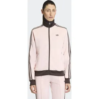adidas CLASSIC TRACK TOP Trainingsjacke Sandy Pink/Aurora Coffee L