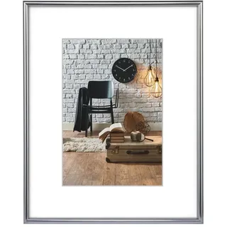 Hama Sevilla Bilderrahmen silber-matt 30x40 cm 2er Set