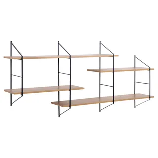 Actona Belfast Wandregal 191 x 25,5 x 79 cm Braun