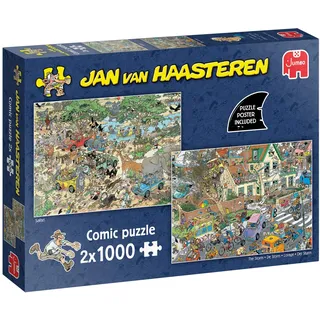 JUMBO Spiele Jan van Haasteren - Storm (2 × 1000)