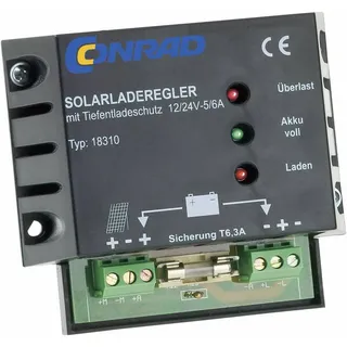 18310 Laderegler PWM 12 V, 24 V 6 A