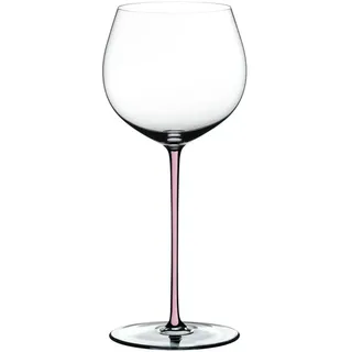 RIEDEL 4900/97P FATTO A MANO Oaked Chardonnay Weinglas - Stiel PINK - Transparent