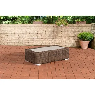 CLP Madeira Gartentisch 110 x 60 x 33 cm Braun