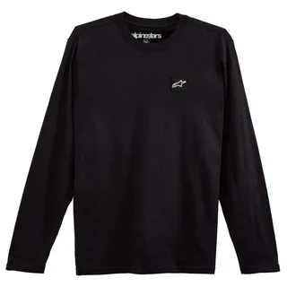 Alpinestars Medallion LS Tee, Herren Longsleeve, Langarmshirt Shirt mit Rundhalsausschnitt, Langes T-Shirt mit Langen Ärmeln, Baumwolle