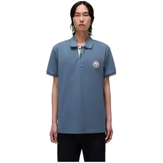 Napapijri Clanis Kurzarm-poloshirt - Stormy Weat - M