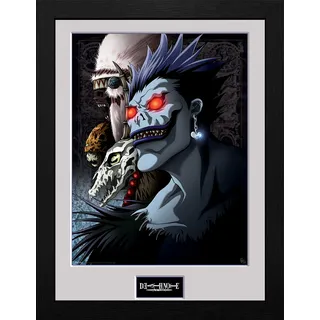 Death Note Poster im Rahmen Shinigami 45 x 34 cm