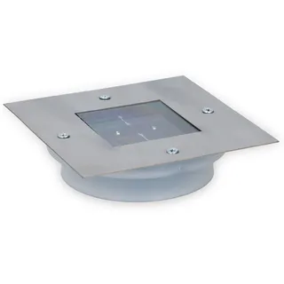 GRUNDIG Boden Spotlicht Solar, eckig - Silber