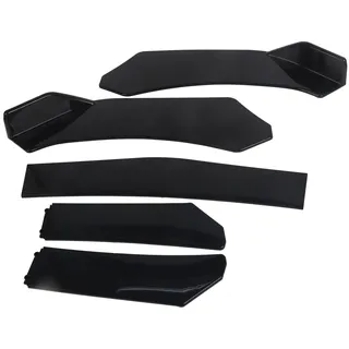 Frontstoßstangenlippe, 5 Stück Universal Frontlippe Sopiler Wing Body Lip Splitter Diffusor Frontstoßstange Canard Protector für Auto
