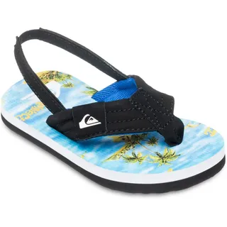 Sandale QUIKSILVER "Molokai Layback", Jungen, Gr. 26, coronet blau naturama, Obermaterial:Obermaterial: Synthetikmaterial / Futter: Textil / Außensohle: EVA-Gummi;, Schuhe Sandale