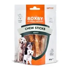 3 x 80 g Pui Gustări de mestecat Boxby Snackuri pentru câini