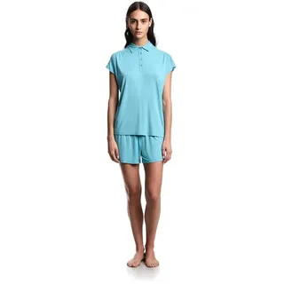 Emporio Armani Ew002964_af19024 Kurzarm-pyjama - Aqua - XS