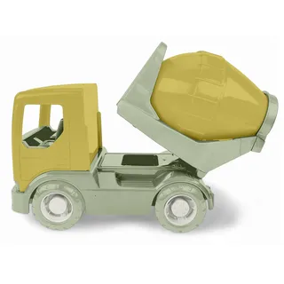 Wader 43010 - Replay Tech Truck Betonmischer mit stabilen Stahlachsen, ca. 24,5 cm großer LKW aus recyceltem Kunststoff, ab 1 Jahr