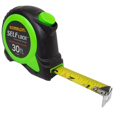 Komelon SL2830 30-Feet x 1-Inch Self Lock Tape Measure
