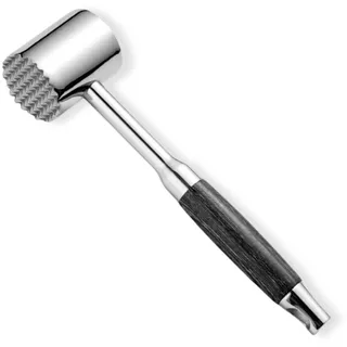 Edelstahl Fleischklopfer mit ergonomischem Griff – Doppelseitiges Fleischhammer für Steak, Schnitzel & Geflügel, Spülmaschinenfest