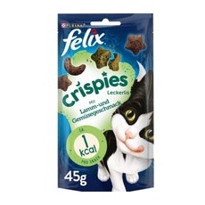 Felix Crispies 8x45g Lamm & Gemüse