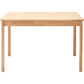 Esstisch MCA LIVING "Oskar, TOPSELLER", beige (kernbuche, kernbuche, kernbuche), B:120cm H:76cm T:80cm, Tische, Esstisch, Massivholztisch, wahlweise in Kernbuche oder Wildeiche