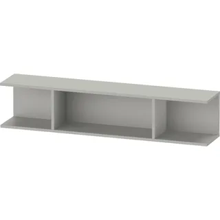 Duravit Ketho.2 Wandregal, 150x800x170mm, 3 offene Fächer, K21208007070000, Farbe: Betongrau Matt Dekor