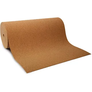 casapura Rollenkork - Trittschalldämmung - Korkrolle, Isoliertapete, Dämmtapete, korkmatten, Korkwand, korkboden (100x100 cm, Stärke 5 mm)