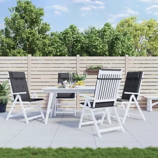 Möbel Hochlehner-Auflagen 4 Stk. Anthrazit Oxford-Gewebe - Gartenmöbelauflagen 361875 - Grau