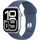 Watch Series 10 GPS + Cellular 46 mm Aluminiumgehäuse silber, Sportarmband denim M/L