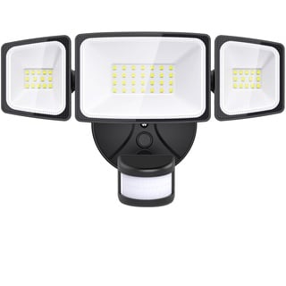 Onforu LED Strahler mit Bewegungsmelder Außen 36W, 3000 LM LED Strahler Außen, Aussenleuchte mit verstellbaren 3 Köpfe, 6500 Kaltweiß LED Scheinwerfer, IP65 Wasserdicht Flutlicht für Garage, Garten