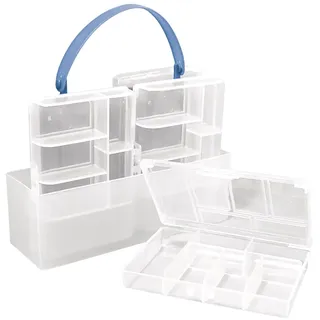 Rayher 8915800 Sortierbox, 4 kleine Boxen